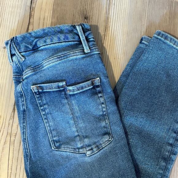 Good American Good Waist Split Pocket Jeans - size 6/28 - Picture 7 of 8